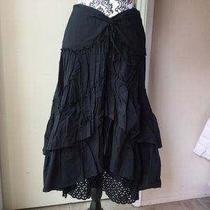 Black ideology skirt